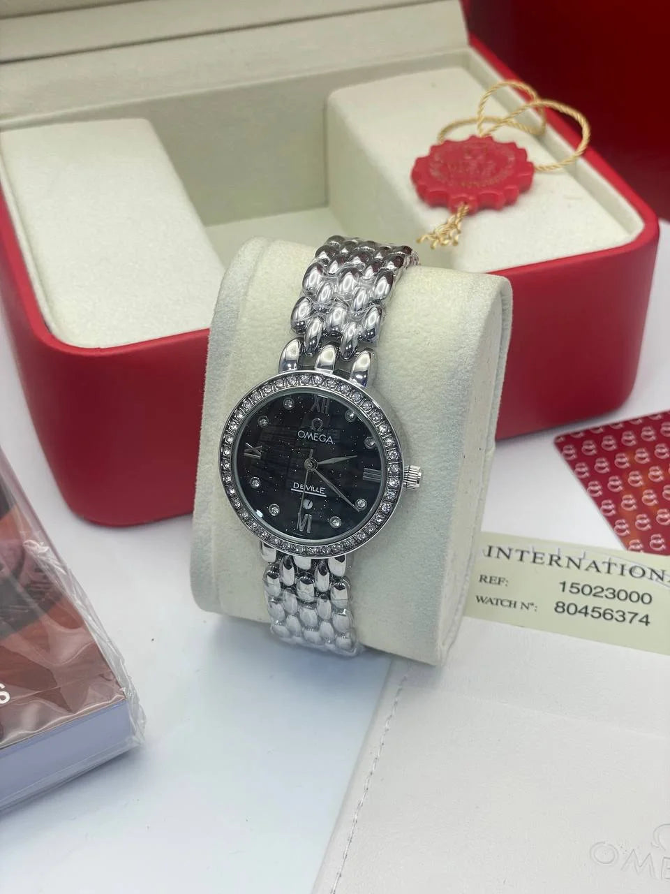 Omega De Ville Prestige Quartz Diamond Ladies - MO0037