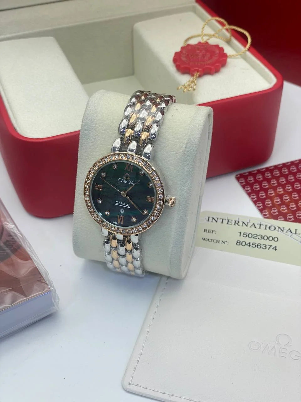 Omega De Ville Prestige Quartz Diamond Ladies - MO0038