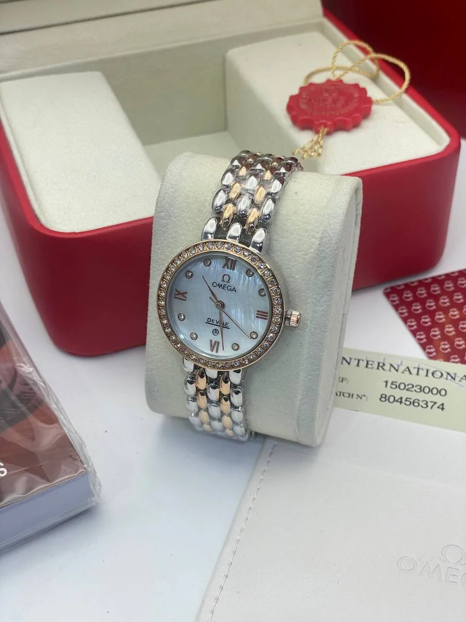 Omega De Ville Prestige Quartz Diamond Ladies - MO0021