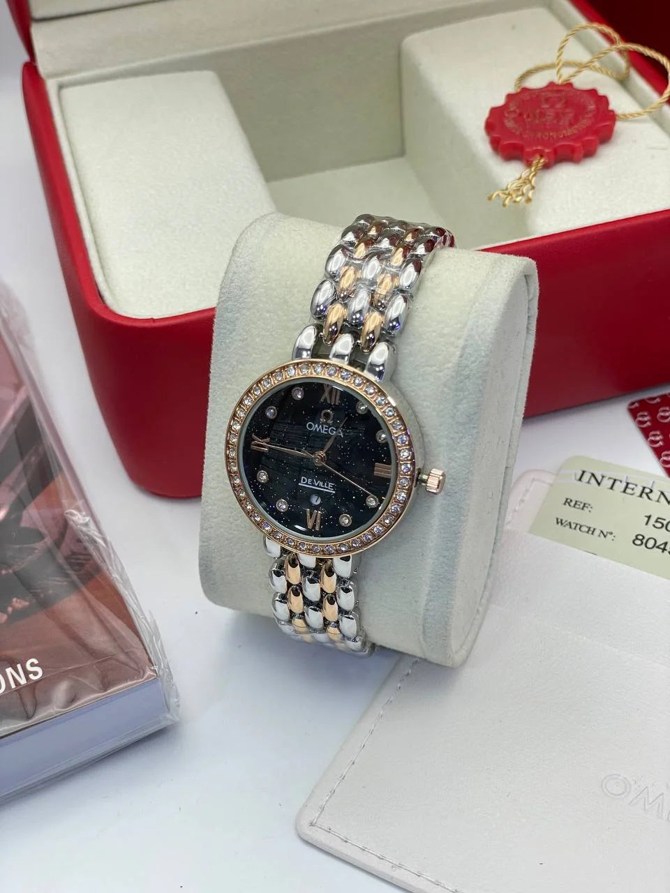 Omega De Ville Prestige Quartz Diamond Ladies - MO0024