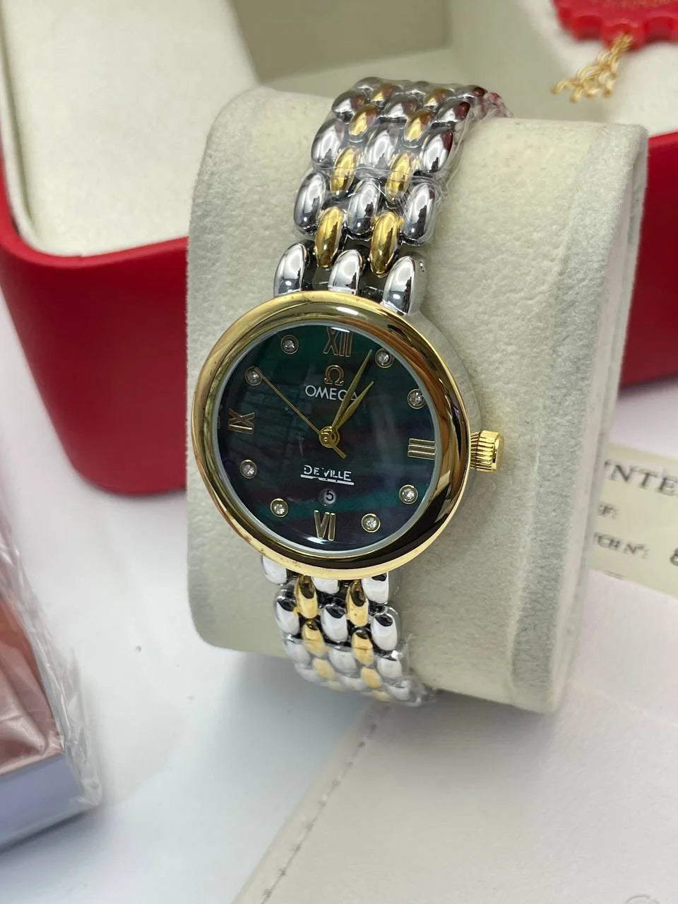 Omega De Ville Prestige Quartz Diamond Ladies - MO0023