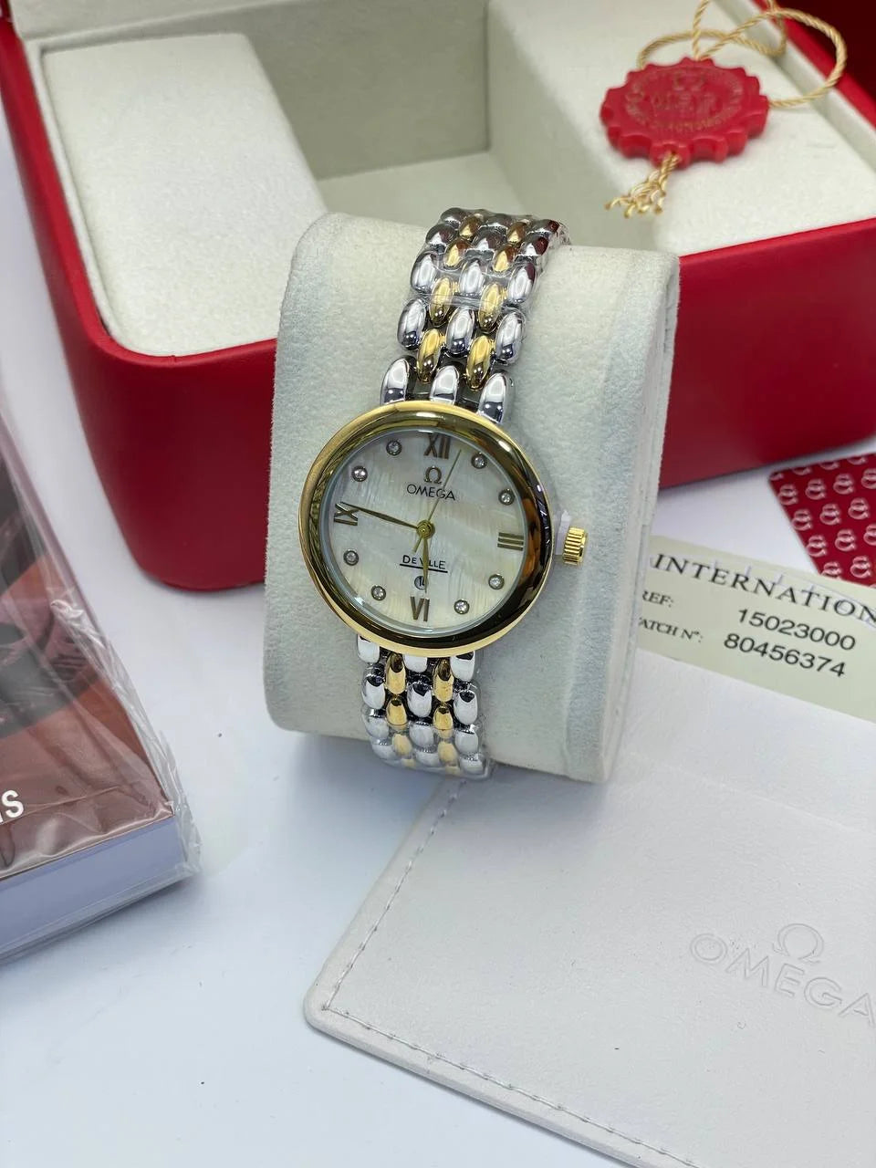Omega De Ville Prestige Quartz Diamond Ladies - MO0022