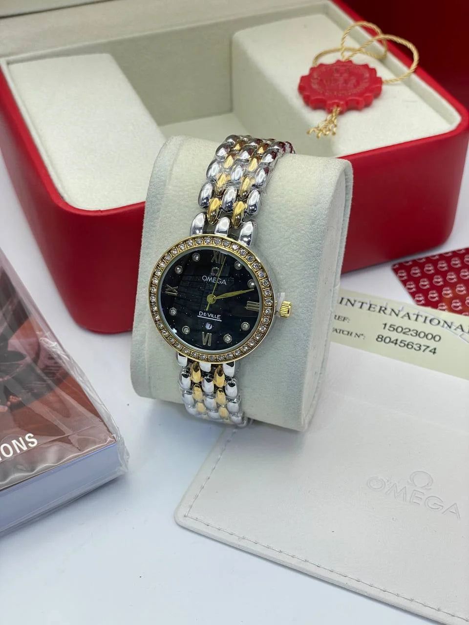 Omega De Ville Prestige Quartz Diamond Ladies - MO0026