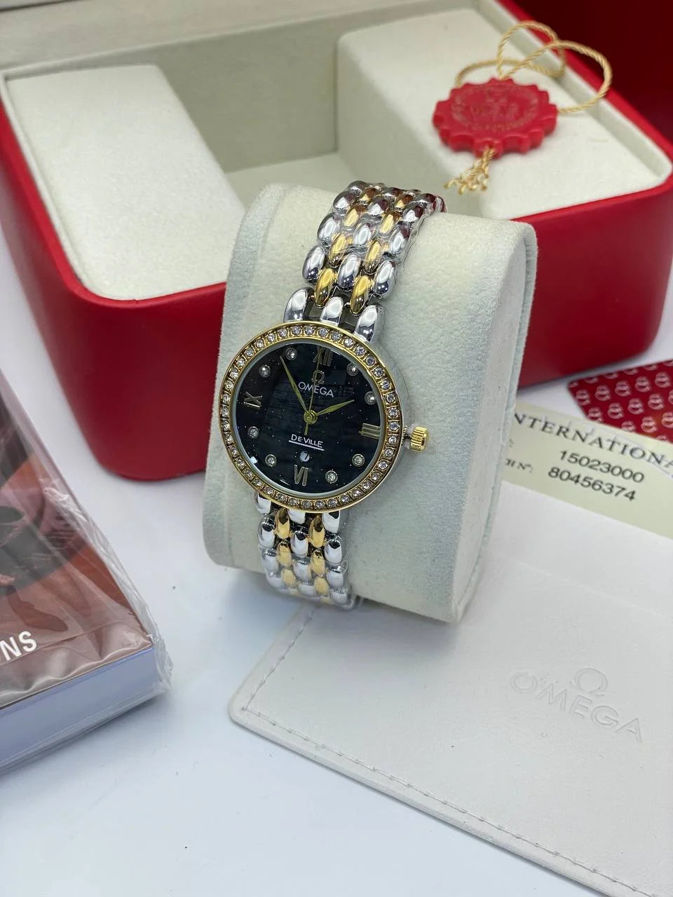 Omega De Ville Prestige Quartz Diamond Ladies - MO0025
