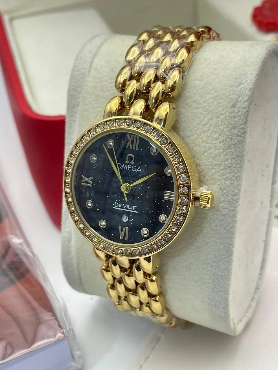 Omega De Ville Prestige Quartz Diamond Ladies - MO0029