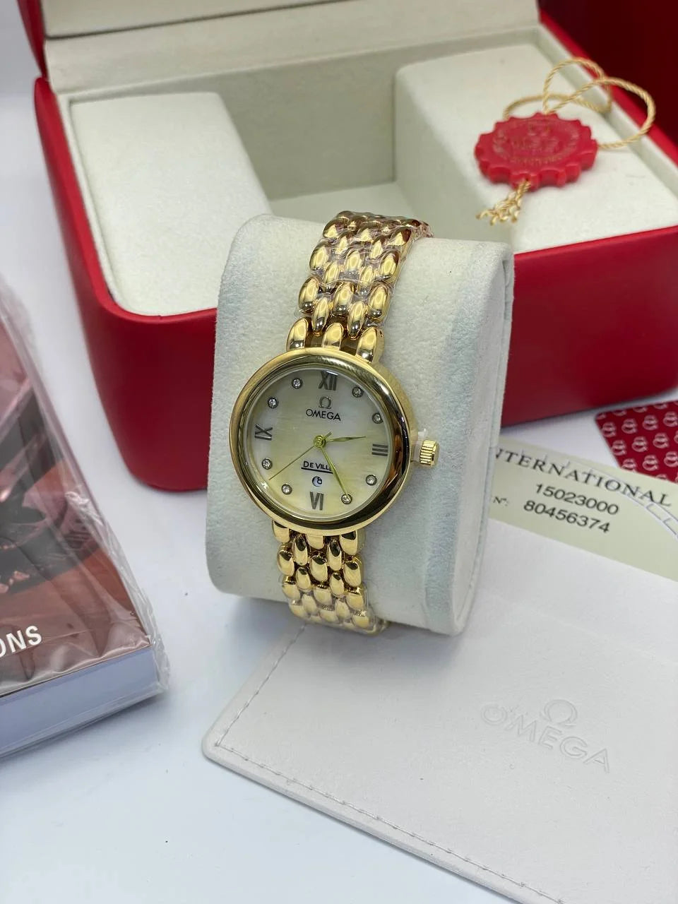 Omega De Ville Prestige Quartz Diamond Ladies - MO0028