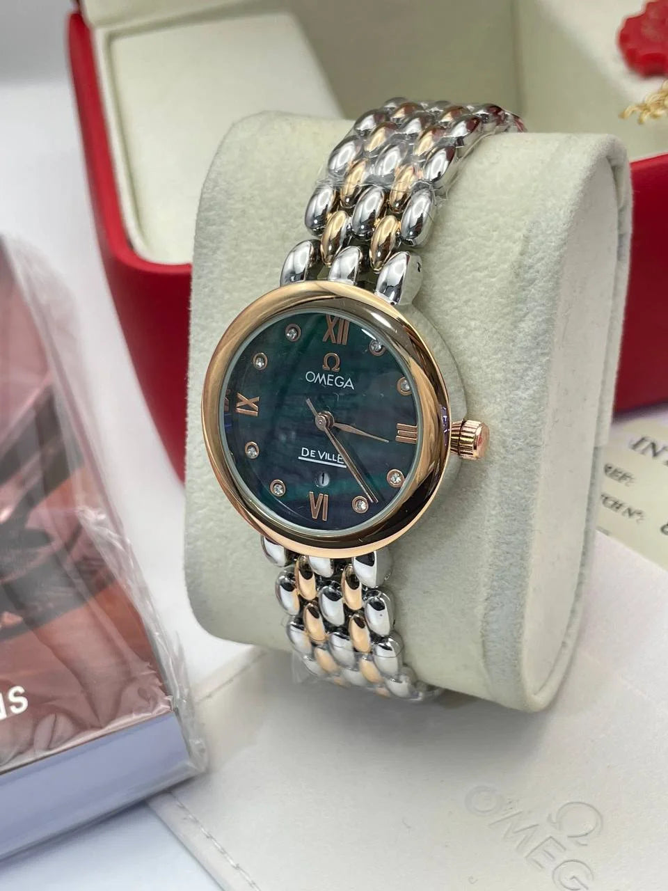 Omega De Ville Prestige Quartz Diamond Ladies - MO0027