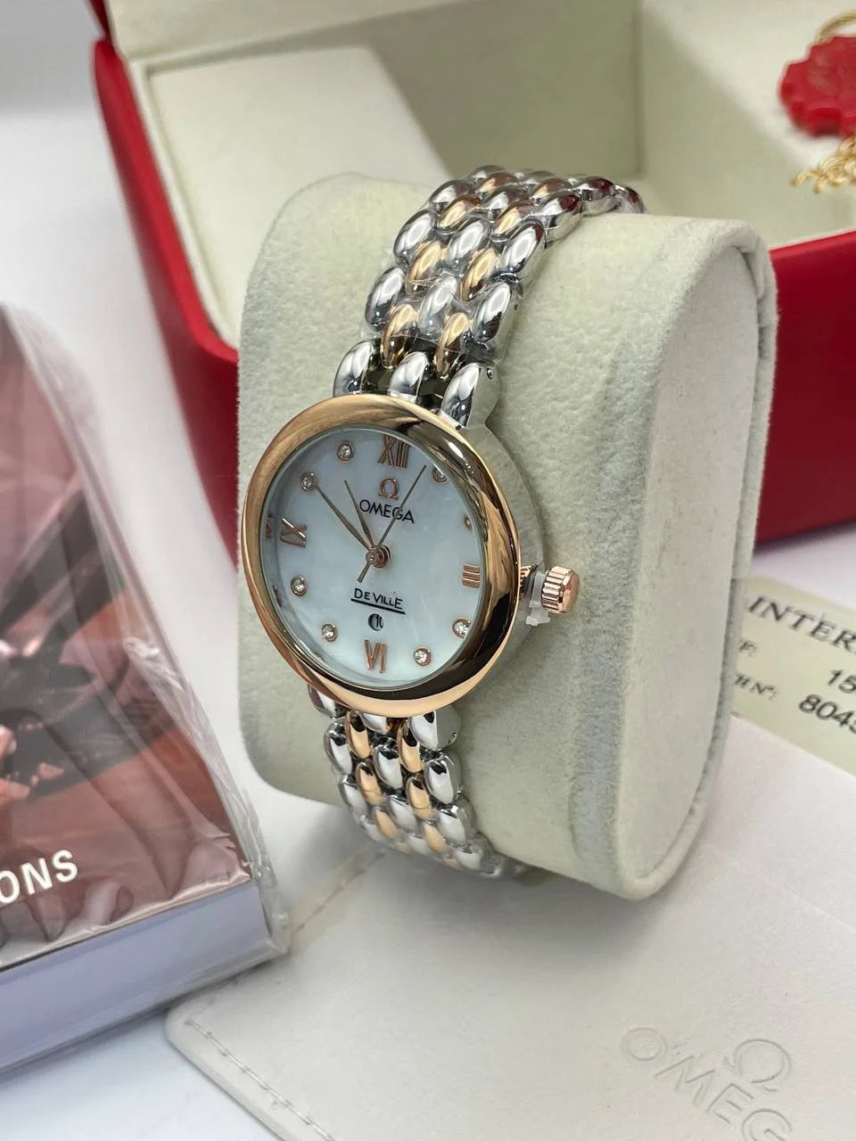 Omega De Ville Prestige Quartz Diamond Ladies - MO0031
