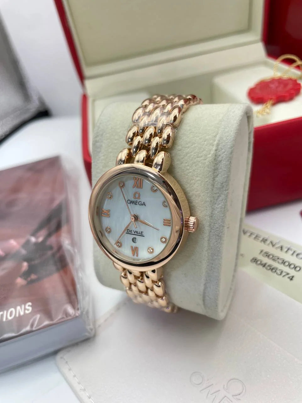 Omega De Ville Prestige Quartz Diamond Ladies - MO0036