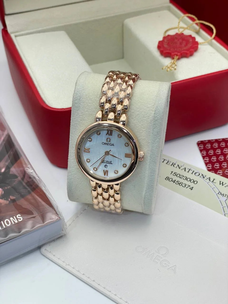Omega De Ville Prestige Quartz Diamond Ladies - MO0036