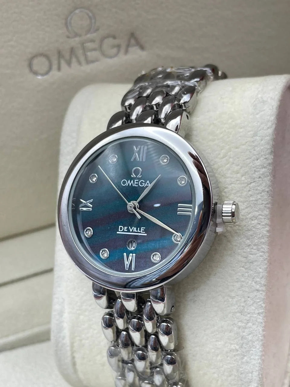 Omega De Ville Prestige Quartz Diamond Ladies - MO0034
