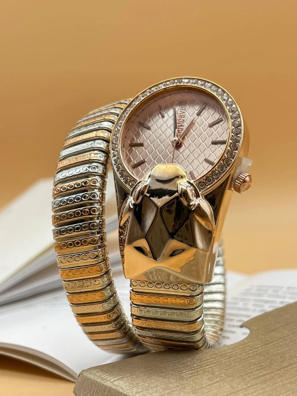 Just Cavalli Glam Time Bronze Argenté - JC0001