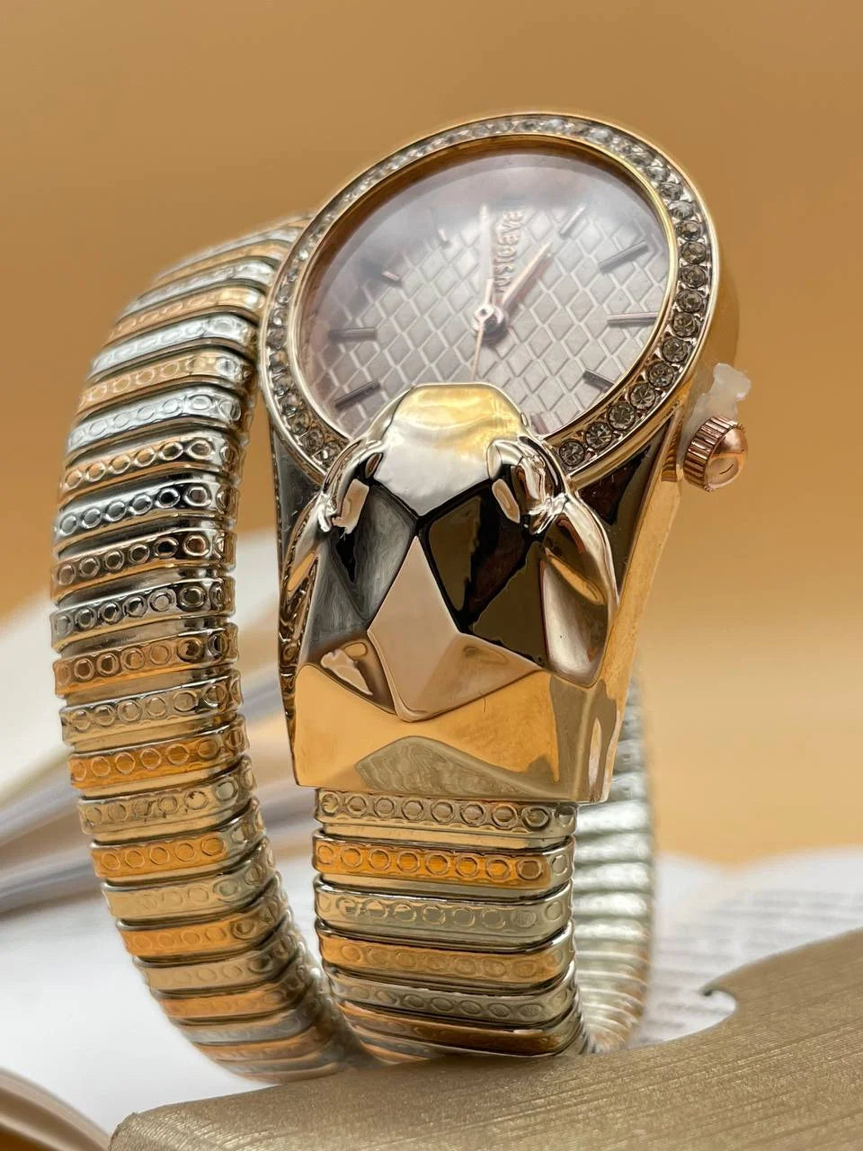 Just Cavalli Glam Time Bronze Argenté - JC0001
