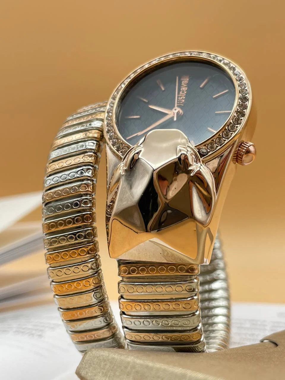 Just Cavalli Glam Time Bronze Argenté - JC0002