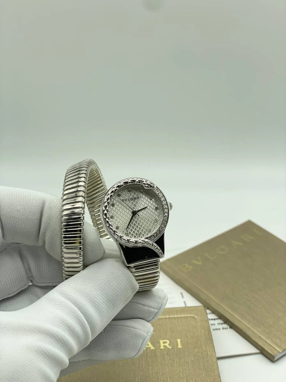 Bvlgari Tubogas Argenté - MB0087